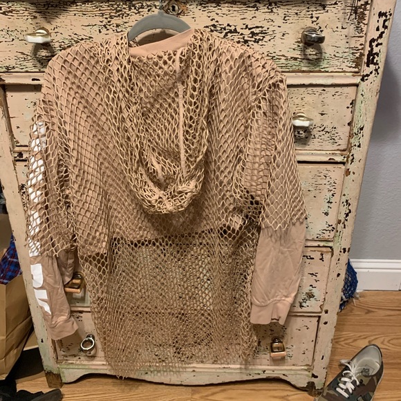 Ivy park blush colored mesh hoodie NEVER WORN - Picture 5 of 6